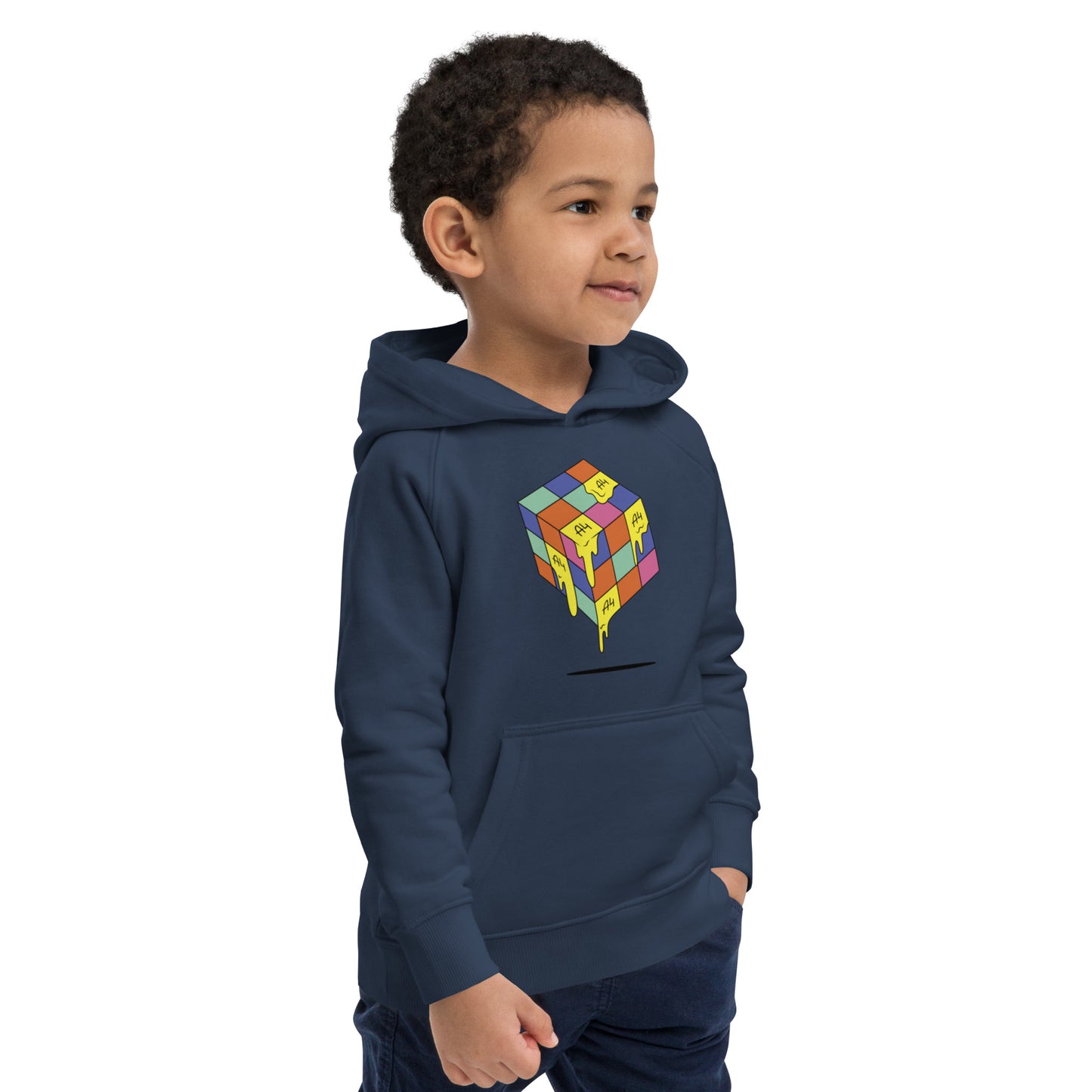 Kids Hoodie A4 Cube