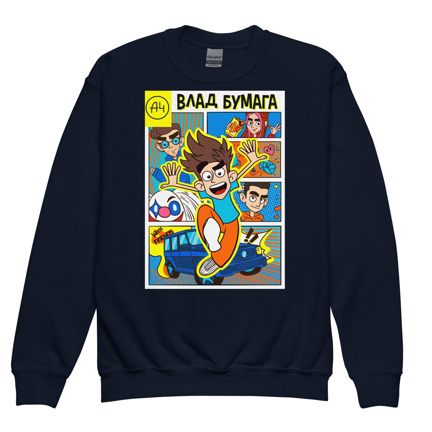 Sweatshirt Comics A4