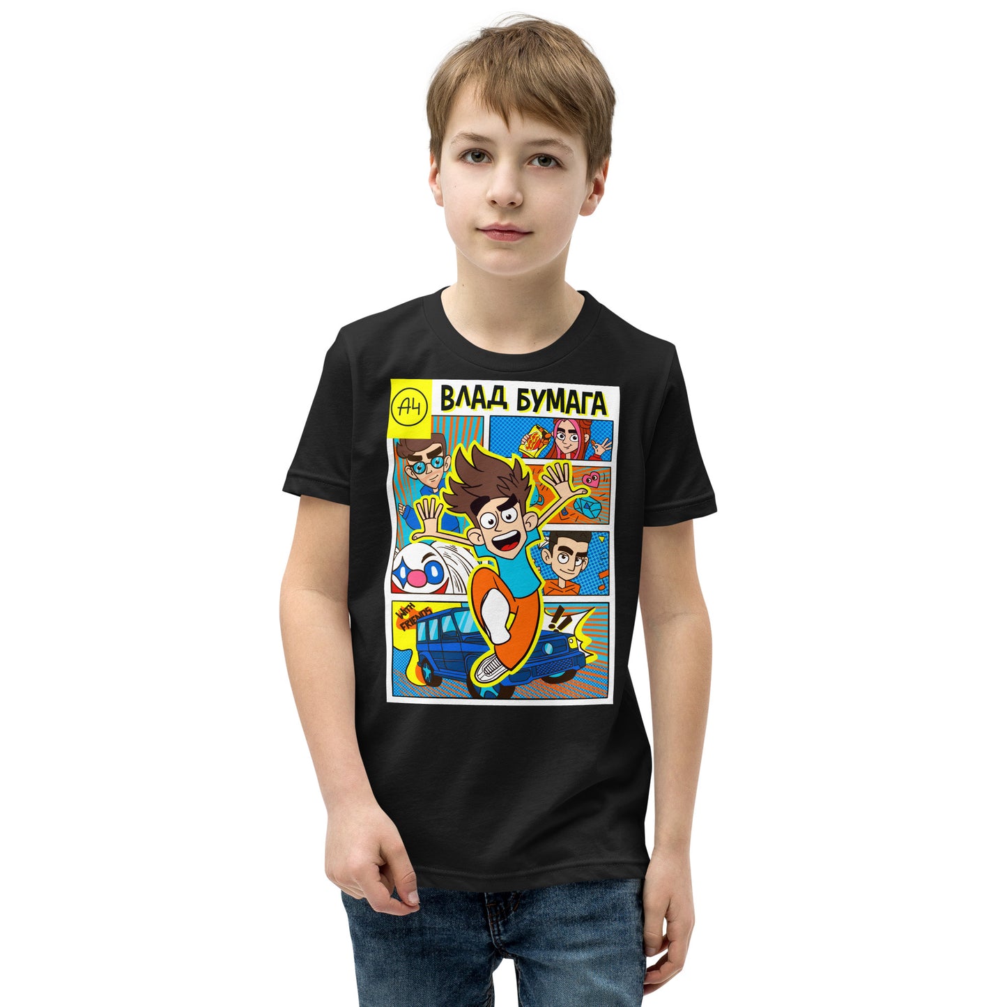 Youth T-Shirt Comics A4